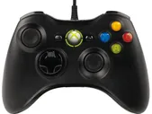 Джойстик Xbox 360 проводной (черный)