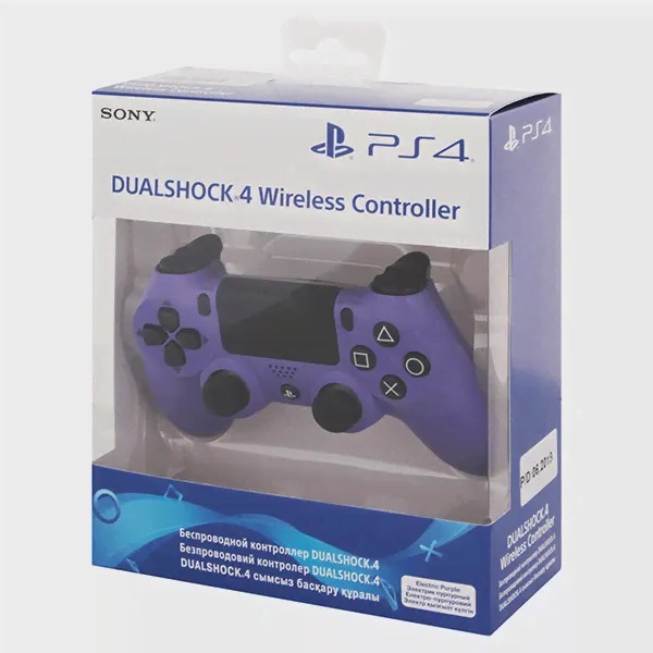 Джойстик беспроводной Sony DualShock 4 V2 (CUH-ZCT2E) Электрик пурпурный-0
