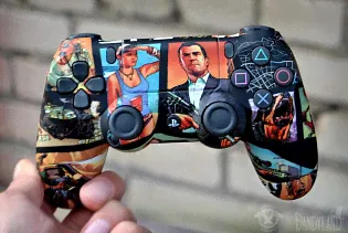 Кастомизированный джойстик Sony DualShock 4 GTA Беспроводной джойстик PS4