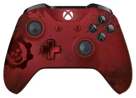 Джойстик беспроводной для Xbox One в раскраске Gears of War 4 с 3.5 мм разъемом и Bluetooth (красный)
