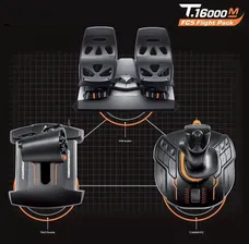 Джойстик + РУД + педали ThrustMaster T-16000M FCS Flight Pack
