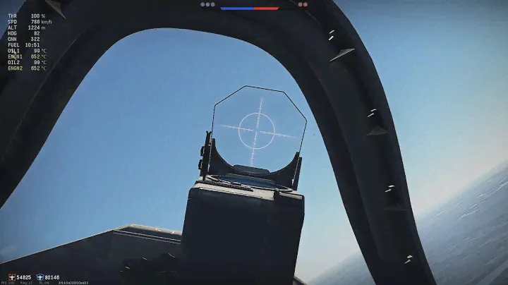 unedited warthunder sim flight with Thrustmaster T.16000M FCS Hotas