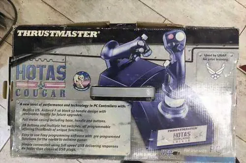 Thrustmaster hotas cougar джойстик + руд-0