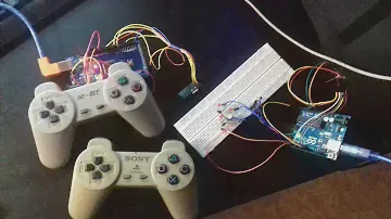 PS1 controller with Arduino / PS1 джойстик и Ардуино