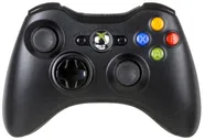 Джойстик беспроводной Xbox 360 Slim черный (Black)