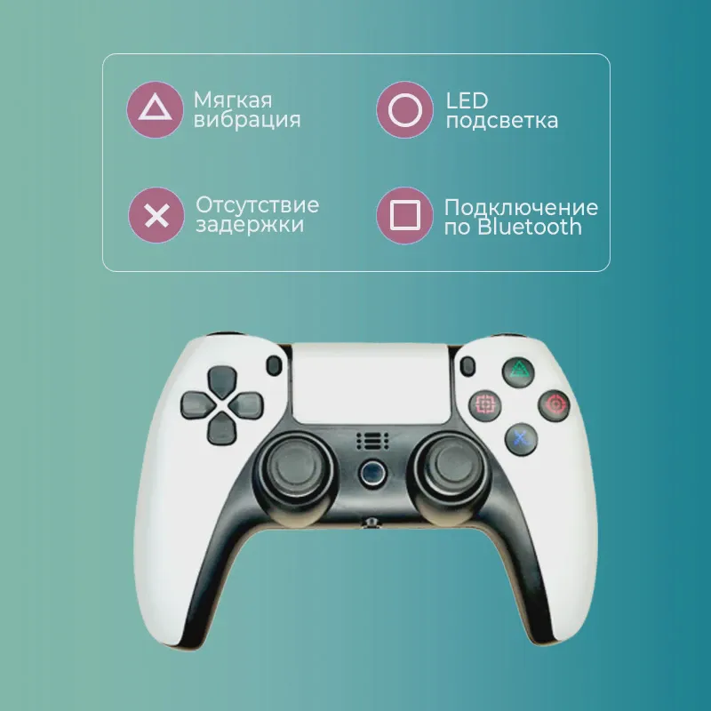 Геймпад DualShock 4 v2 PlayStation 4 в корпусе PS 5 Dualsense PS5 Беспроводной Bluetooth Джойстик для PS4 для пк ПС ios телефона (art.: 3920bde850f44)-3