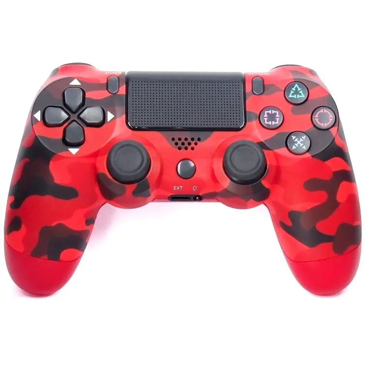 Геймпад/Джойстик/Контроллер беспроводной для консоли/приставки PS4 красный камуфляж кэшбэк