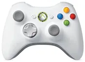 Джойстик беспроводной Xbox 360 Slim белый (White)
