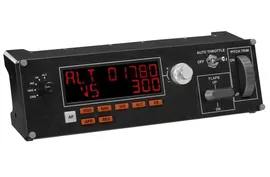 Джойстик Logitech G Saitek Pro Flight Multi Panel панель управления автопилотом для авиасимуляторов 945-000009