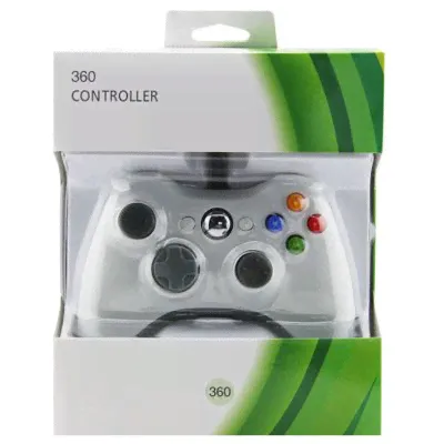 Проводной Джойстик Xbox 360 Белый (Не оригинал) (Xbox 360)-2