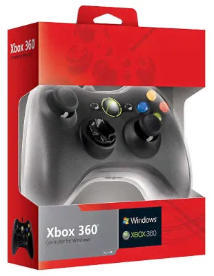 Проводной Джойстик Xbox 360 Черный (Не оригинал) (Xbox 360)-0