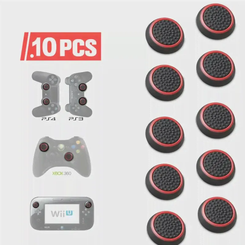 10/4 шт. Джойстик для джойстика для PS3 PS4 XBOX, Противоскользящий Чехол Для Джойстика, Сменный Колпачок Для Геймпада Для Wii U, PS3 PS4 XBOX