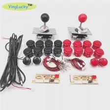 Аркадный Джойстик DIY Kit Аркада с Нулевой Задержкой DIY Kit USB Энкодер Для ПК Аркадный Джойстик Sanwa + Кнопки Sanwa Для Аркады Mame