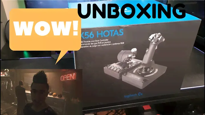 UNBOXING LOGITECH X56 HOTAS