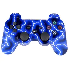 Геймпад/Джойстик беспроводной для PS3 синие молнии отзывы