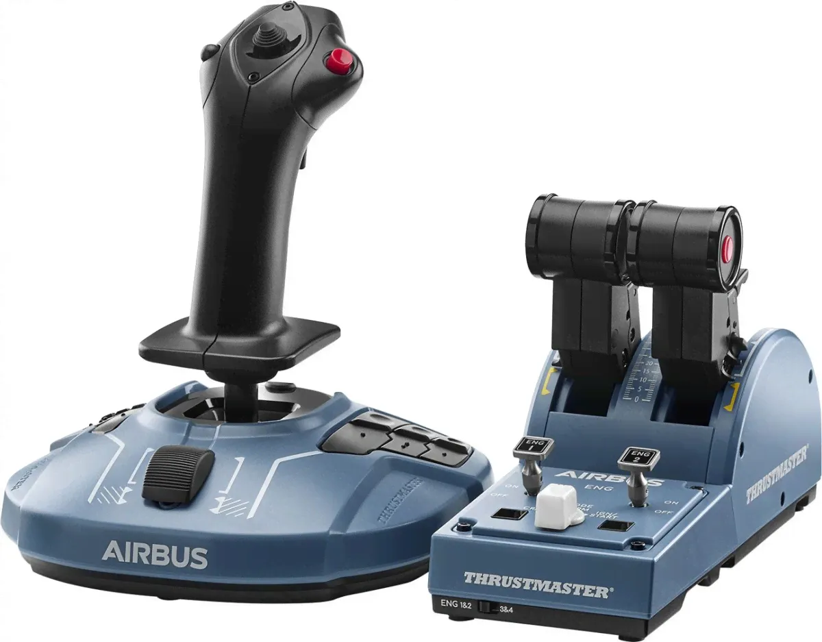 Джойстик ThrustMaster TCA Officer Pack Airbus Edition WW Version серый/черный USB