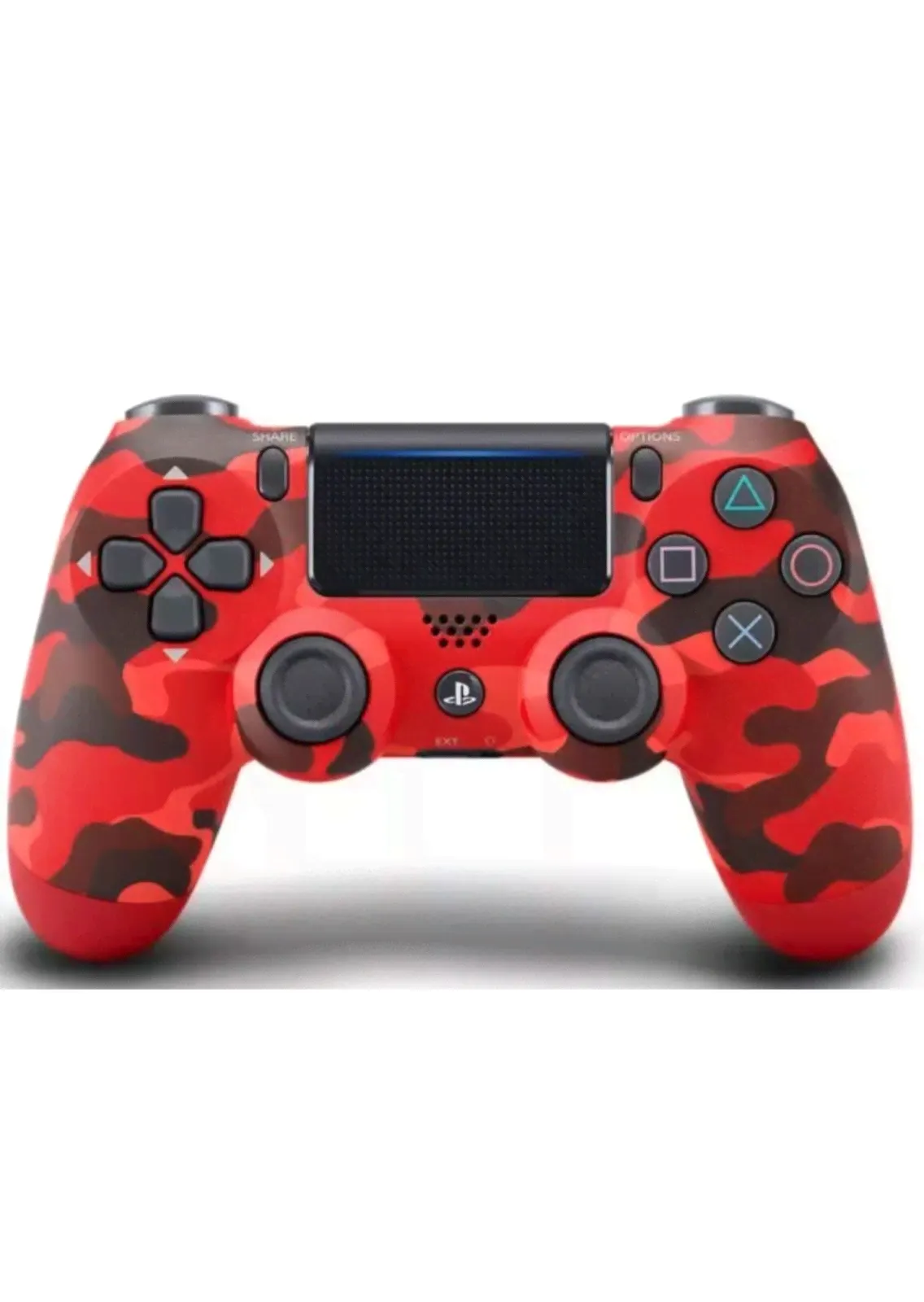 Sony Джойстик PS4, Bluetooth, красный, черный-0