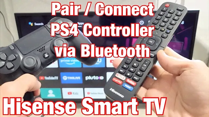 Контроллер PS4: как выполнить сопряжение/подключение к Hisense Smart TV (беспроводное соединение Bluetooth)