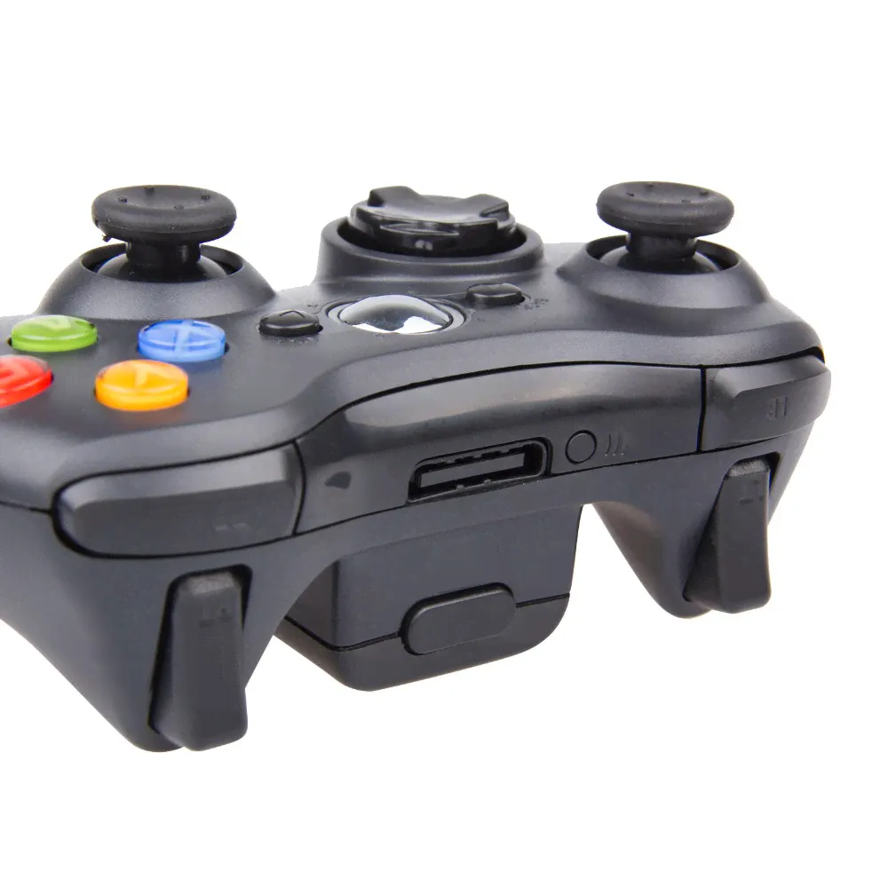 Джойстик Xbox 360 беспроводной (черный)-0