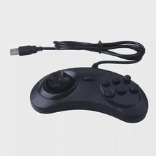 2шт USB Classic Gamepad, 6 кнопок, джойстик, игровой контроллер для ПК, MAC, игровые аксессуары для SEGA Genesis для Genesis gamepad