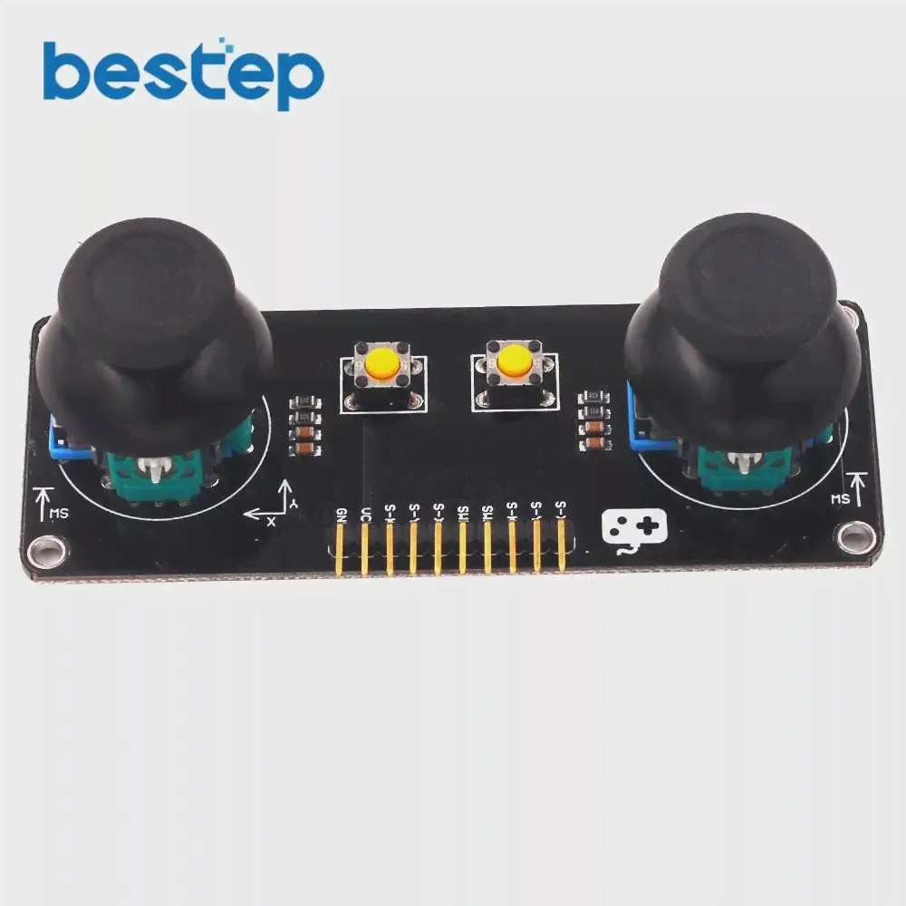 🛍 Двухканальный PS2 Стик для геймпада кнопочный модуль для Arduino PS2 джойстик электронный блокирующий-4