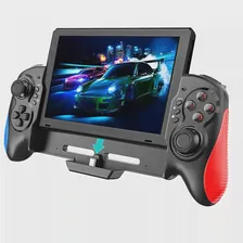 Игровой контроллер с ПОЛНОЙ ручкой для Nintendo Switch / OLED, цельный Джойстик Эргономичного дизайна С 6-осевым гироскопом И двумя двигателями Вибрации